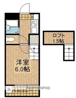 LABBI PALACE【104号室】の間取り