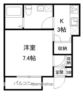 メゾン・リッツⅡ【1階】の間取り