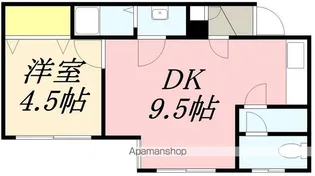 ハイツヒロⅢ【10B号室】の間取り