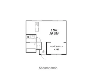 カサベルデ【3階】の間取り