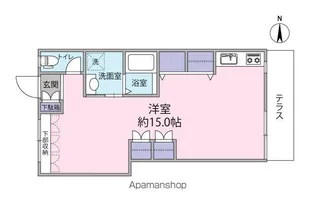 サンパレス【1階】の間取り