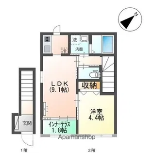 スターテラス玄好町(仮)【201号室】の間取り