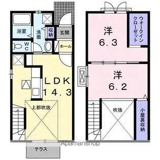 サニーガーデン【1階】の間取り