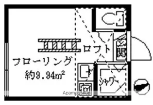フェリスプリンセス【2階】の間取り