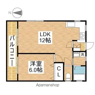 吉村コーポ【301号室】の間取り