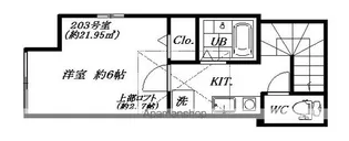 JTテラスハウス清瀬【203号室】の間取り