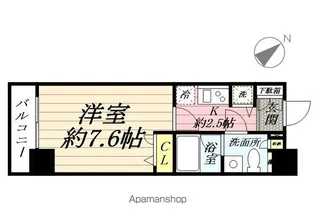 アーバン・スクエア鶴見中央【6階】の間取り