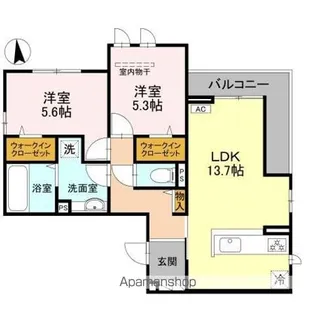 ロイヤルハイツ長居【3階】の間取り