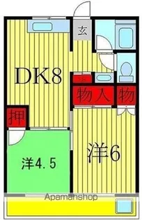 ジャスミンコート3【2階】の間取り