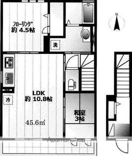 VITA SERENA【201号室】の間取り