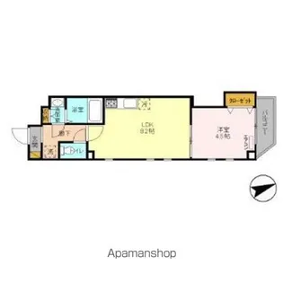 シャリマー ディス【5階】の間取り