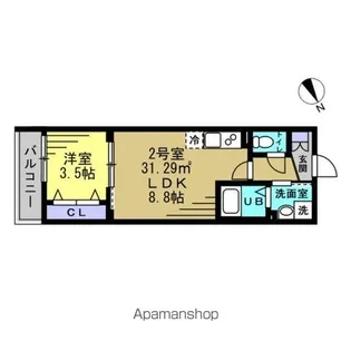 リラフォート津田沼【1階】の間取り