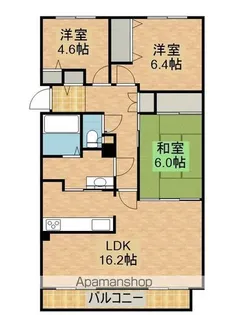 発寒パークマンション【6階】の間取り