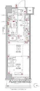 クレイシアIDZ幡ヶ谷【1階】の間取り