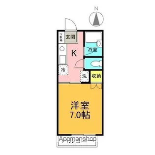 静町テラス【201号室号室】の間取り