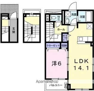 津守マナーハウス【3階】の間取り