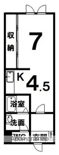 ジャルディーノ都心白金【303号室】の間取り