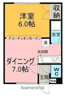 北海道網走市潮見1丁目【アパート】の間取り