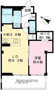 LILAS VESTA(リラ ヴェスタ)【303号室号室】の間取り