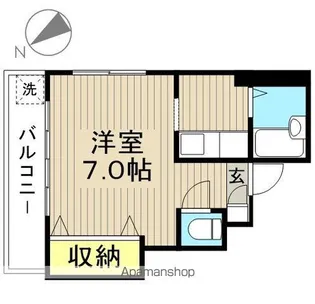 シャルム小岩【302号室】の間取り
