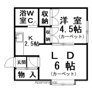 あかね荘【2階】の間取り