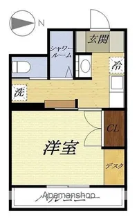 ベルメゾン浜松【3階】の間取り
