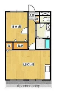 静岡県浜松市中央区高丘北2丁目【マンション】の間取り