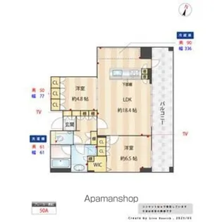 福岡大名ガーデンシティ・レジデンス【11階】の間取り