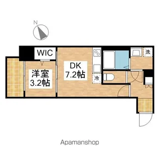 CREST TAPP東別院【3階】の間取り