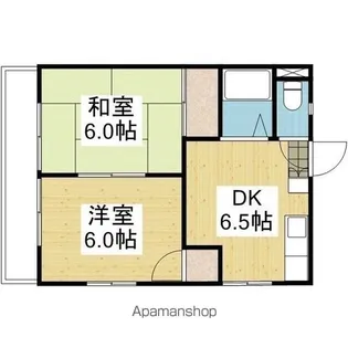 カーサ北久米【207号室】の間取り