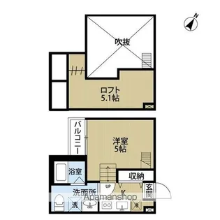 アーク【102号室】の間取り