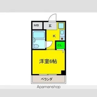 サンヒルズ和泉【203号室】の間取り