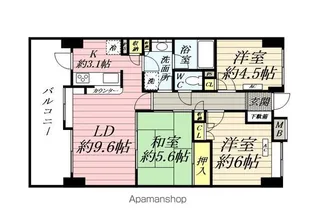 サンヴェール戸塚【3階】の間取り
