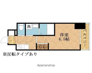 エスリードレジデンス ザ・グラン大阪ノア【5階】の間取り