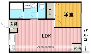 蛍池ハイツ東棟【4階】の間取り