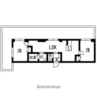 ファミリア一番館【4階】の間取り