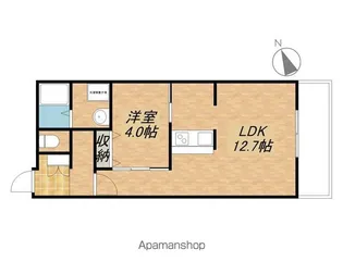 REGINA【306号室】の間取り