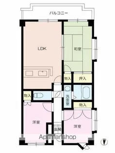 プラザ天王台【2階】の間取り