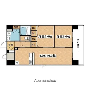 第2関根マンション【9階】の間取り
