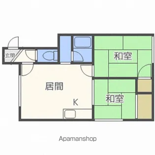 HISAME【202号室】の間取り