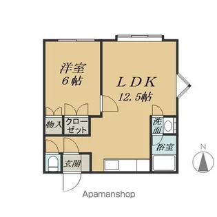 K&KコーポラスD【2階】の間取り
