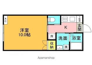 ビエナプレシアB棟【1階】の間取り