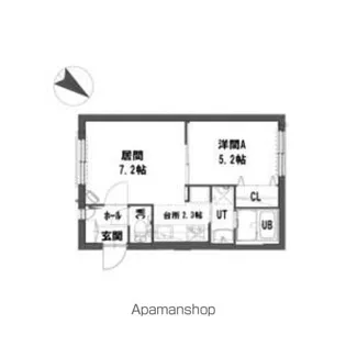 グランメール琴似【4階】の間取り