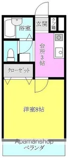 グレイスコーポカク【105号室】の間取り