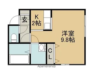 シュタビールⅠ【202.号室】の間取り