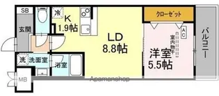 BULL HOUSE【4階】の間取り