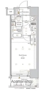 THE LOG日本橋【6階】の間取り