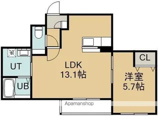 ソレミア【3階】の間取り