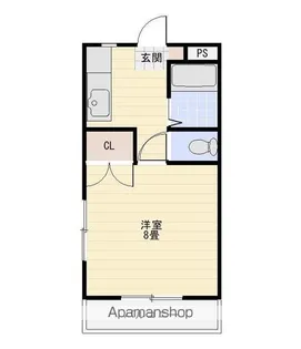 カレッジハイツひまわり【301号室】の間取り