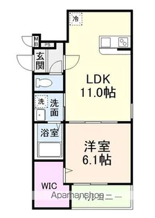 (仮称)フジパレス遠里小野二丁目Ⅱ【2階】の間取り